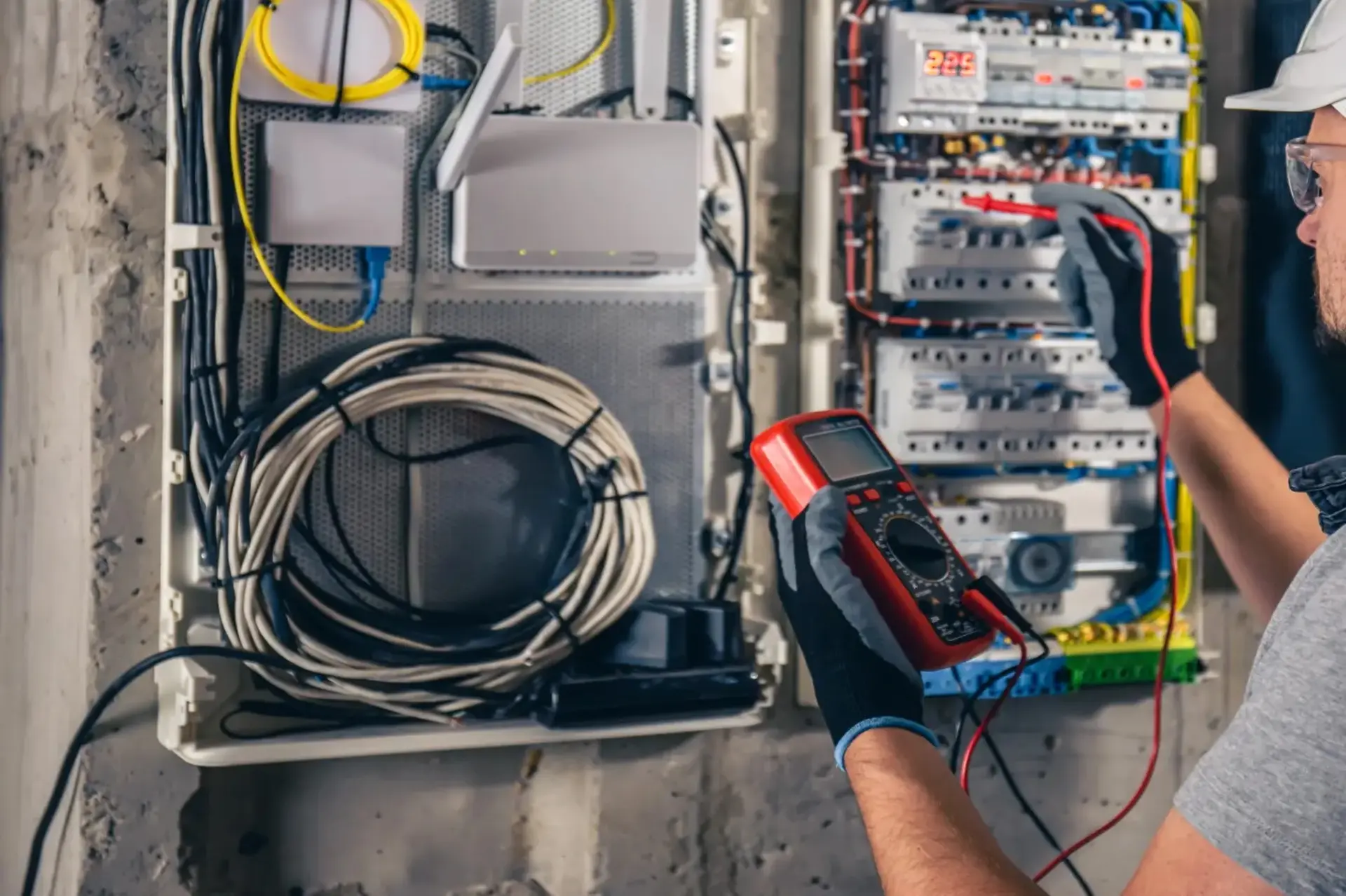Zdjęcie przedstawiające Pomiary instalacji elektrycznych